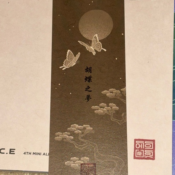 A.C.E. HJZM The Butterfly Fantasy Album Kpop with Bookmark and Stickers - Picture 2 of 8